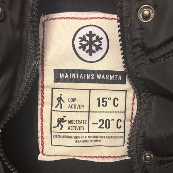 Canada Weather Gear Girls Black Cozy Vest Size M 10/12 to 15c No Hood - Picture 6 of 6